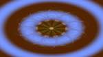 Second of 'reflets &mdash; msg &mdash; abstract attractors circular 3'.
