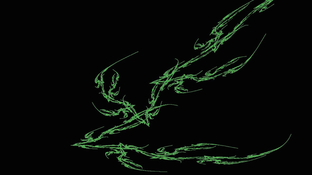 Image 'reflets &mdash; msg &mdash; abstract attractors plant forms 1'.