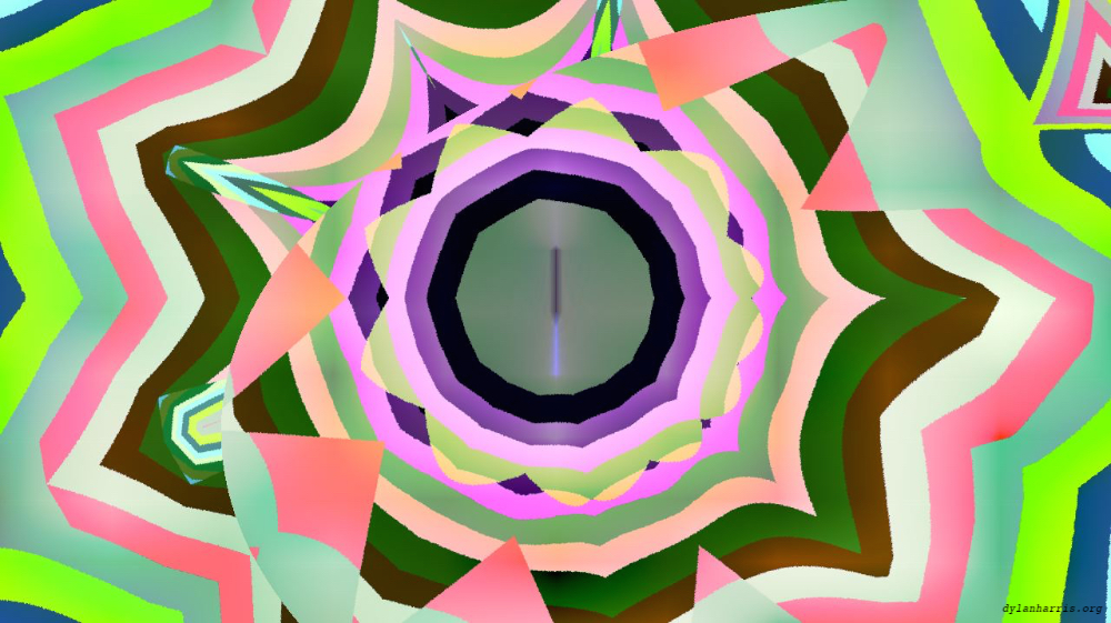 Image 'reflets &mdash; msg &mdash; abstract broken circle symmetry 1'.