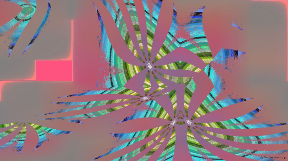 Image 'reflets &mdash; msg &mdash; abstract broken circle symmetry 5'.
