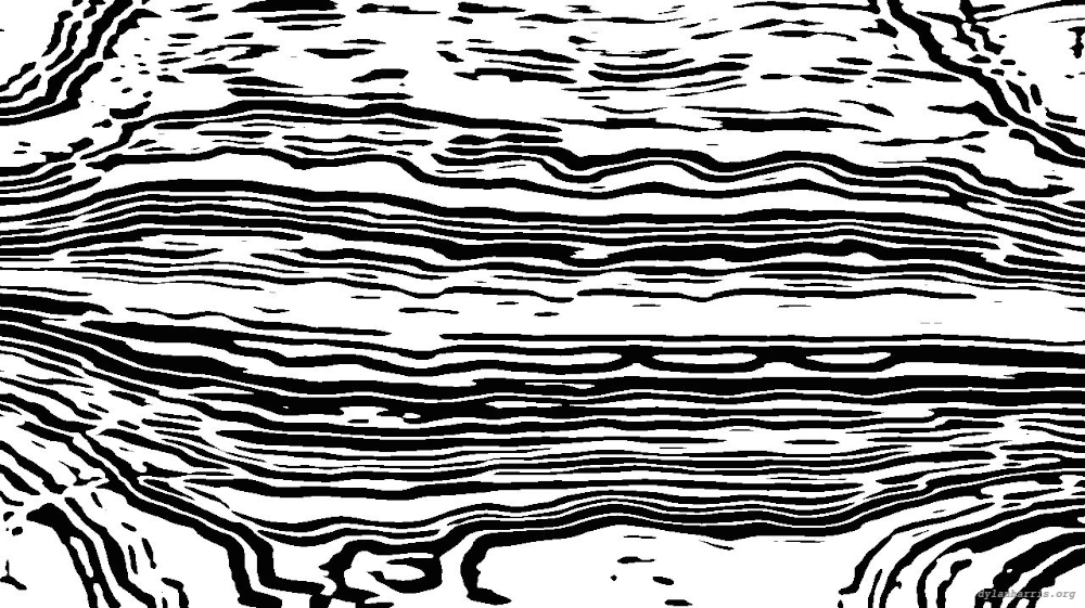 Image 'reflets &mdash; msg &mdash; processing effects 0 black n white 1 6'.