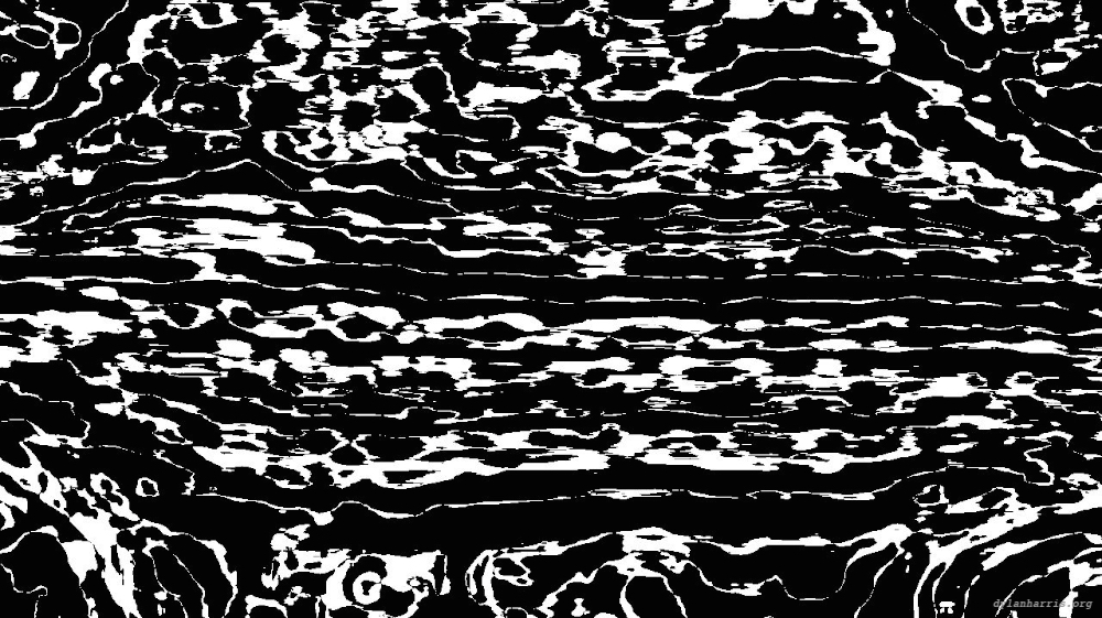 Image 'reflets &mdash; msg &mdash; processing effects 0 black n white 3 4'.