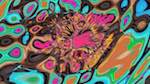 Seventh of 'reflets &mdash; msg &mdash; variations 2 b new 3'.