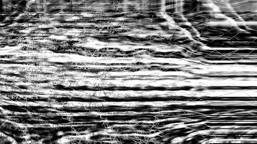 Image 'reflets &mdash; msg &mdash; variations 0 bw abstraction 2 5'.