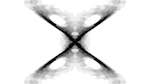Second of 'reflets &mdash; msg &mdash; variations 0 bw attractor 1'.