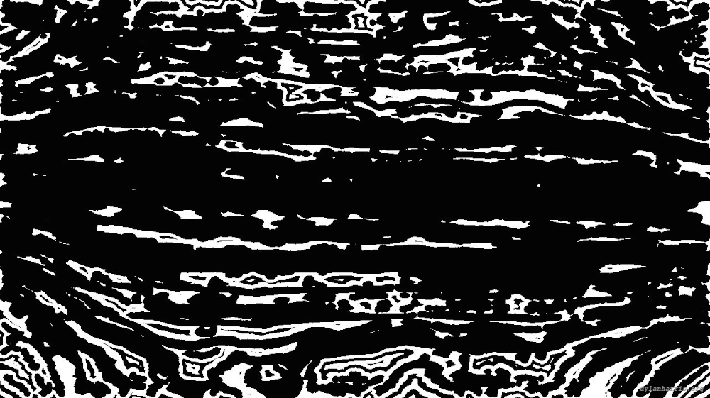 Image 'reflets &mdash; msg &mdash; processing effects 0 bw chamfer 1 2 3'.