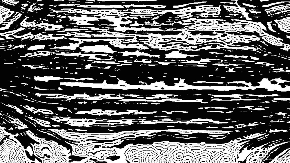 Image 'reflets &mdash; msg &mdash; processing effects 0 bw chamfer 1 2 2'.