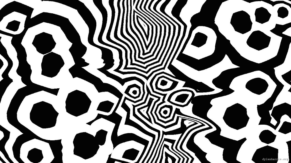 Image 'reflets &mdash; msg &mdash; processing effects 0 bw chamfer 1 2 3'.