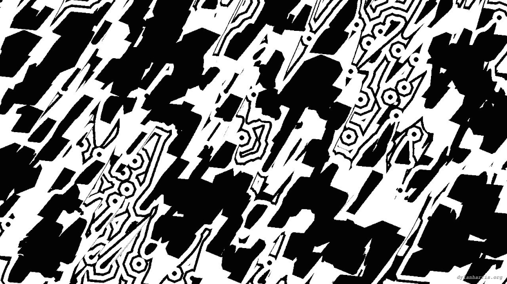 Image 'reflets &mdash; msg &mdash; processing effects 0 bw chamfer 1 2 4'.