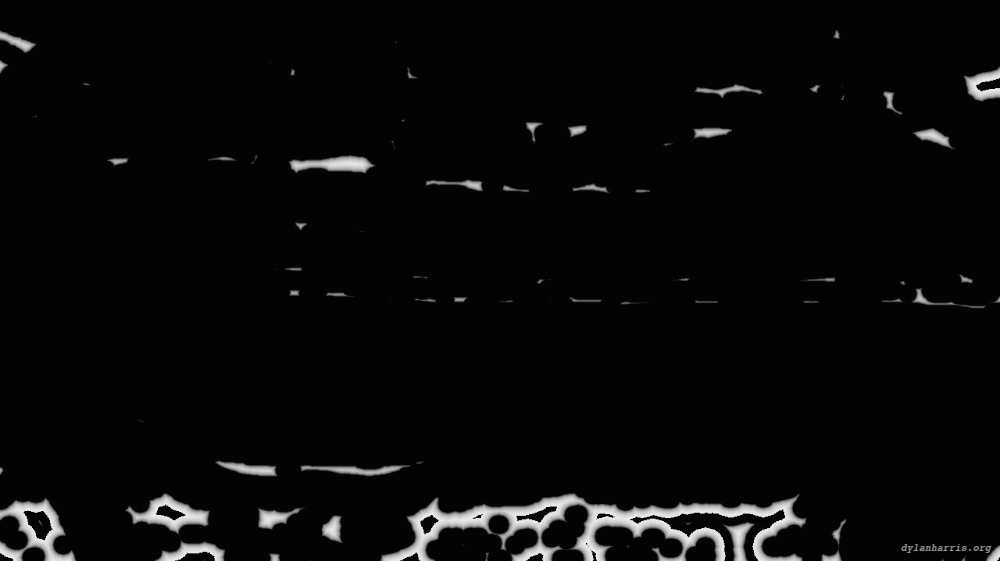 Image 'reflets &mdash; msg &mdash; processing effects 0 bw chamfer 1 3 2'.