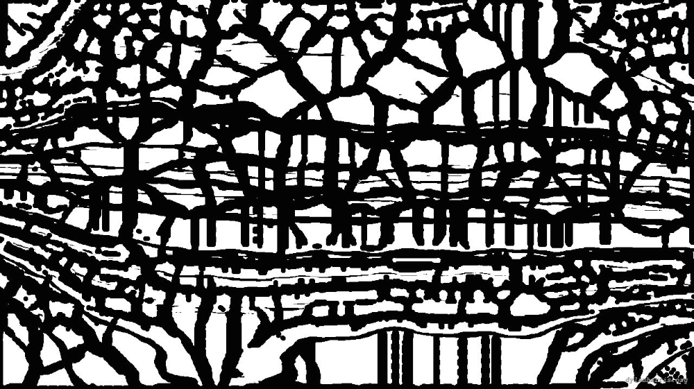 Image 'reflets &mdash; msg &mdash; processing effects 0 bw chamfer 1 3 3'.