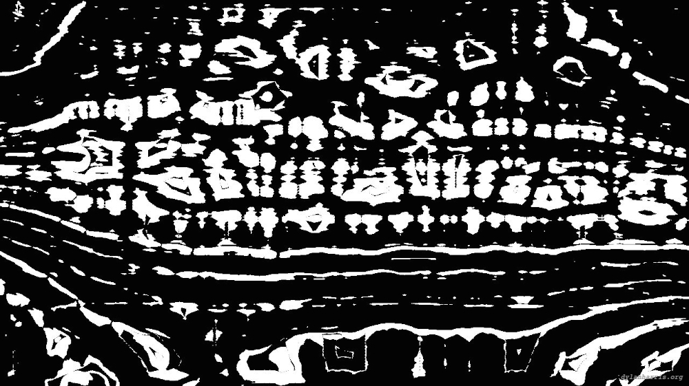 Image 'reflets &mdash; msg &mdash; processing effects 0 bw chamfer 1 4 1'.
