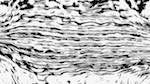 Third of 'reflets &mdash; paint action sequence &mdash; bw effects 1'.