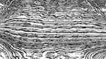 Sixth of 'reflets &mdash; paint action sequence &mdash; bw effects 1'.