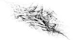 Fifth of 'reflets &mdash; msg &mdash; abstract 1 bw new 1'.
