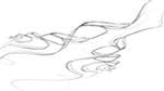Seventh of 'reflets &mdash; msg &mdash; abstract 1 bw new 1'.