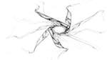 Second of 'reflets &mdash; msg &mdash; abstract 1 bw new 2'.