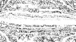 Fifth of 'reflets &mdash; paint action sequence &mdash; BW sketch ideas 1 1'.