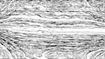 Sixth of 'reflets &mdash; paint action sequence &mdash; BW sketch ideas 1 2'.