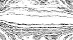 Seventh of 'reflets &mdash; paint action sequence &mdash; BW sketch ideas 1 2'.