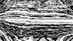 Second of 'reflets &mdash; paint action sequence &mdash; BW sketch ideas 1 3'.