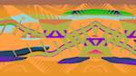 Fourth of 'reflets &mdash; msg &mdash; variations 0 complex attractors 1'.