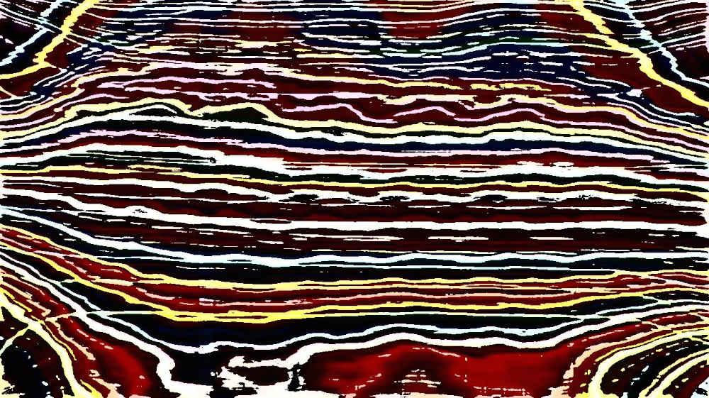 Image 'reflets &mdash; image operation &mdash; default canvas stylisers 1 4'.