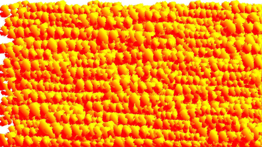 Image 'reflets &mdash; paint synthesiser classic &mdash; users chuck&rsquo;s autodraw regions as brush 3'.