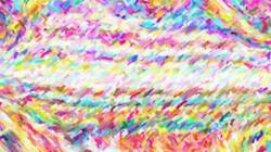 Fourth of 'reflets &mdash; paint synthesiser classic &mdash; cd hand drawn media dry media crayon 1'.