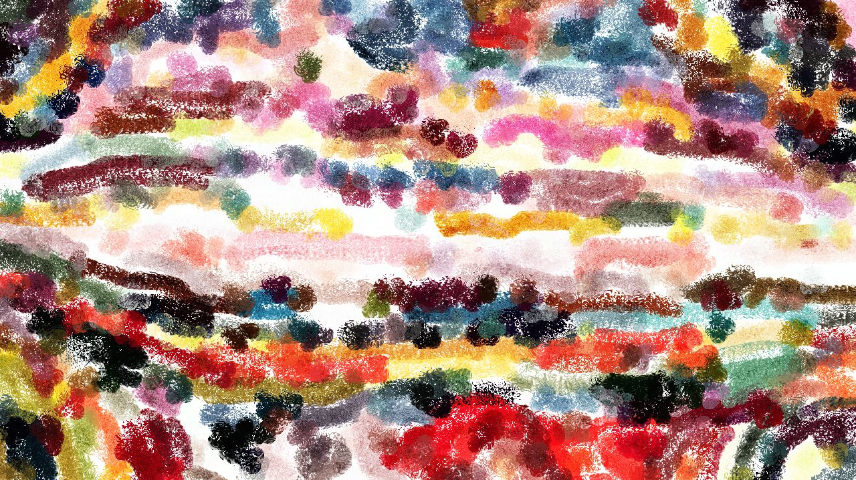 Image 'reflets &mdash; paint synthesiser classic &mdash; cd hand drawn media textured media textured 2 4'.