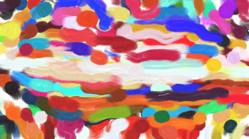 Image 'reflets &mdash; paint synthesiser classic &mdash; cd hand drawn media wet media oil 1 1'.