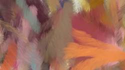 Fourth of 'reflets &mdash; paint synthesiser classic &mdash; cd hand drawn media wet media oil 1'.