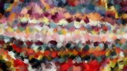 First of 'reflets &mdash; paint synthesiser classic &mdash; cd hand drawn media wet media oil 4'.