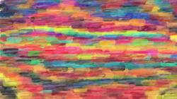Fourth of 'reflets &mdash; paint synthesiser classic &mdash; cd hand drawn media wet media sami 1'.