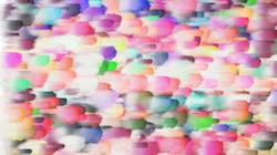 Sixth of 'reflets &mdash; paint synthesiser classic &mdash; cd hand drawn media wet media sami 1'.
