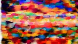 Seventh of 'reflets &mdash; paint synthesiser classic &mdash; cd hand drawn media wet media sami 1'.