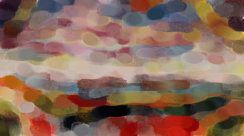 Image 'reflets &mdash; paint synthesiser classic &mdash; cd hand drawn media wet media watercolour 3 5'.