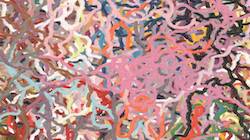 Eighth of 'reflets &mdash; paint synthesiser classic &mdash; cd hand drawn media wet media wet 2'.