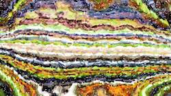 Second of 'reflets &mdash; paint synthesiser classic &mdash; speciality colour examples 2 1'.