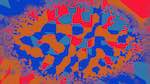 Fourth of 'reflets &mdash; msg &mdash; abstract centre focused 1'.
