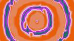 Fifth of 'reflets &mdash; msg &mdash; abstract circular 0 1'.