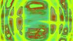 Fourth of 'reflets &mdash; msg &mdash; abstract circular 1 1'.