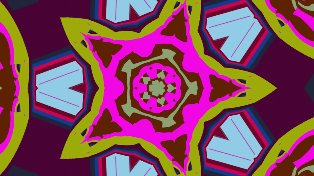 Image 'reflets &mdash; msg &mdash; abstract circular 1 3 8'.