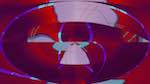 Second of 'reflets &mdash; msg &mdash; abstract circular 1 5'.