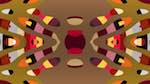 Fifth of 'reflets &mdash; msg &mdash; variations 0 circular 3'.