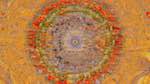 Seventh of 'reflets &mdash; msg &mdash; variations 1 circular 1'.