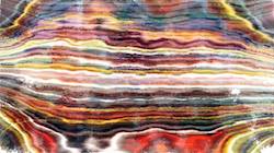 Eighth of 'reflets &mdash; paint synthesiser classic &mdash; users creative mac charcoal rubbing 1'.