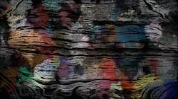 Eighth of 'reflets &mdash; paint synthesiser classic &mdash; users creative mac charcoal rubbing 2'.