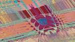 Sixth of 'reflets &mdash; msg &mdash; variations 2 c new 6'.