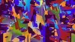 Fourth of 'reflets &mdash; msg &mdash; variations 2 c new 7'.